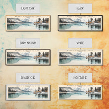 Load image into Gallery viewer, Banff National Park COUNTRY | Framed Travel Poster Canvas Print | Trendy Wall Art | Watercolor Painting | Living Room Art | Unique Art