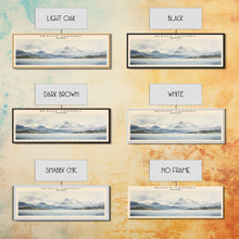 Load image into Gallery viewer, Beagle Channel Travel Poster Print, Framed Canvas Print, COUNTRY Travel Art, Wood Framed Art, Wall Hanging, Home Decor