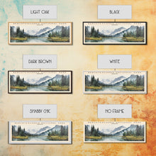 Load image into Gallery viewer, Berchtesgaden National Park COUNTRY Travel Poster Print, Framed Canvas Print, COUNTRY Travel Art, Wood Framed Art, Wall Hanging, Home Decor