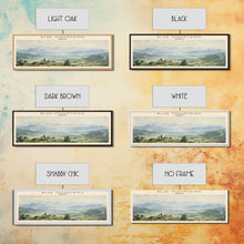 Load image into Gallery viewer, Blue Mountains Travel Print Wall Art, Travel Poster Print, Retro Style COUNTRY Home Decor, Wall Hanging, Travel Gift Idea, Unique Metal Art