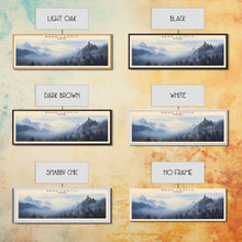 Load image into Gallery viewer, Bran Castle Travel Poster Print, Framed Canvas Wall Art, Metal Wall Art, COUNTRY art, Gift For Him, Travel Wall Art, Travel Lover Gift