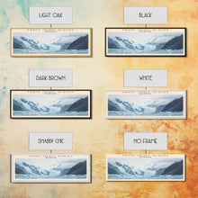 Carregar imagem no visualizador da galeria, Franz Josef Glacier COUNTRY Travel Poster Print, Framed Canvas Print, COUNTRY Travel Art, Wood Framed Art, Wall Hanging, Home Decor