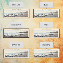 Load image into Gallery viewer, Glass Beach Travel Print Wall Art, Travel Poster Print, Retro Style COUNTRY Home Decor, Wall Hanging, Travel Gift Idea, Unique Metal Art