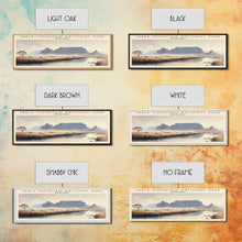 Carregar imagem no visualizador da galeria, Table Mountain Travel Print Wall Art, Travel Poster Print, Retro Style COUNTRY Home Decor, Wall Hanging, Travel Gift Idea, Unique Metal Art