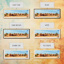 Carregar imagem no visualizador da galeria, Awdal, Somalia Panoramic Travel Poster Canvas Print, Awdal, Somalia Painting, Somalia Art, Awdal Panoramic Travel Art, Travel Painting