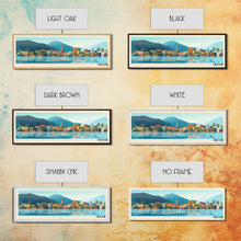 Carregar imagem no visualizador da galeria, Bailundo, Angola Panoramic Travel Poster Canvas Print, Bailundo, Angola Painting, Angola Art, Bailundo Panoramic Travel Art, Travel Painting