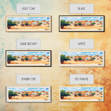 Load image into Gallery viewer, Banadir, Somalia Panoramic Travel Poster Canvas Print, Banadir, Somalia Painting, Somalia Art, Banadir Travel Art, Guest Room Painting
