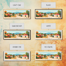 Load image into Gallery viewer, Banfield, Argentina Panoramic Travel Poster Canvas Print, Banfield, Argentina Painting, Argentina Art, Banfield Panoramic Travel Art, Travel Painting