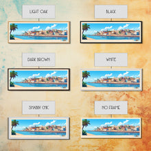 Load image into Gallery viewer, Benguela, Angola Panoramic Travel Poster Canvas Print, Benguela, Angola Painting, Angola Art, Benguela Panoramic Travel Art, Travel Painting