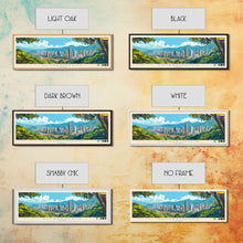 Carregar imagem no visualizador da galeria, Bucaramanga, Colombia Panoramic Travel Poster Canvas Print, Bucaramanga, Colombia Painting, Colombia Art, Bucaramanga Travel Art, Guest Room Painting