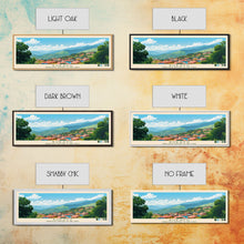 Carregar imagem no visualizador da galeria, Bukavu, Congo Panoramic Travel Poster Canvas Print, Bukavu, Congo Painting, Congo Art, Bukavu Travel Art, Living Room Painting