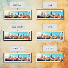 Cargar imagen en el visor de la galería, Bulawayo, Zimbabwe Travel Poster Panoramic Canvas Print, Bulawayo, Zimbabwe Painting, Zimbabwe Art, Bulawayo Travel Art, Guest Room Painting