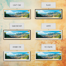 Load image into Gallery viewer, Cochabamba, Bolivia Panoramic Travel Poster Canvas Print, Cochabamba, Bolivia Painting, Bolivia Art, Cochabamba Travel Art, Living Room Painting