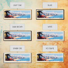 Cargar imagen en el visor de la galería, Conakry, Guinea Panoramic Travel Poster Canvas Print, Conakry, Guinea Painting, Guinea Art, Conakry Travel Art, Guest Room Painting