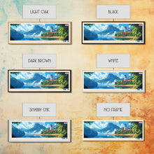 Carregar imagem no visualizador da galeria, Fernando de la Mora, Paraguay Travel Poster Panoramic Canvas Print, Fernando de la Mora, Paraguay Painting, Paraguay Art, Fernando de la Mora Travel Art, Guest Room Painting