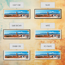 Carregar imagem no visualizador da galeria, Sucre, Bolivia Panoramic Travel Poster Canvas Print, Sucre, Bolivia Painting, Bolivia Art, Sucre Travel Art, Living Room Painting