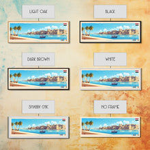 Load image into Gallery viewer, Suez, Egypt Travel Poster Panoramic Canvas Print, Suez, Egypt Painting, Egypt Art, Suez Travel Art, Guest Room Painting