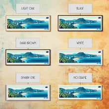 Load image into Gallery viewer, Tauranga, New Zealand Travel Poster Panoramic Canvas Print, Tauranga, New Zealand Painting, New Zealand Art, Tauranga Travel Art, Guest Room Painting
