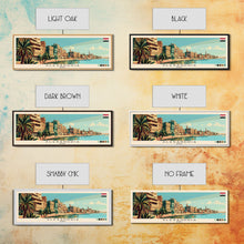 Carregar imagem no visualizador da galeria, Alexandria, Egypt Panoramic Canvas Print, Alexandria, Egypt Painting, Egypt Art, Alexandria Travel Poster, Travel Art, Guest Room Painting