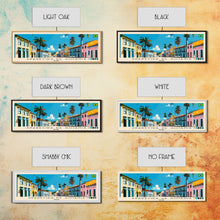 Load image into Gallery viewer, Aparecida de Goiania, Brazil Panoramic Canvas Print, Aparecida de Goiania, Brazil Painting, Brazil Art, Aparecida de Goiania Travel Poster, Travel Art, Guest Room Painting