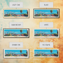 Load image into Gallery viewer, Arica, Chile Panoramic Canvas Print, Arica, Chile Painting, Chile Art, Arica Travel Poster, Travel Art, Guest Room Painting