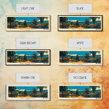 Carregar imagem no visualizador da galeria, Bafoussam, Cameroon Panoramic Canvas Print, Bafoussam, Cameroon Painting, Cameroon Art, Bafoussam Travel Poster, Travel Art, Living Room Painting