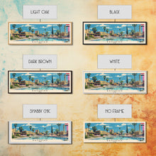 Carregar imagem no visualizador da galeria, Baghdad, Iraq Panoramic Canvas Print, Baghdad, Iraq Painting, Iraq Art, Baghdad Travel Poster, Travel Art, Housewarming Gift