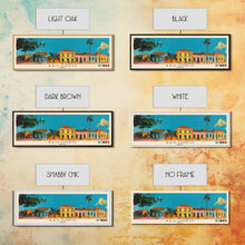 Load image into Gallery viewer, Bailundo, Angola Panoramic Canvas Print, Bailundo, Angola Painting, Angola Art, Bailundo Travel Poster, Travel Art, Vacation Gift