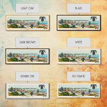 Load image into Gallery viewer, Benguela, Angola Panoramic Canvas Print, Benguela, Angola Painting, Angola Art, Benguela Travel Poster, Travel Art, Vacation Gift