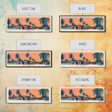 Load image into Gallery viewer, Bertoua, Cameroon Panoramic Canvas Print, Bertoua, Cameroon Painting, Cameroon Art, Bertoua Travel Poster, Travel Art, Guest Room Painting