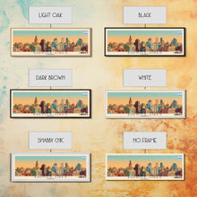 Carregar imagem no visualizador da galeria, Buenos Aires, Argentina Panoramic Canvas Print, Buenos Aires, Argentina Painting, Argentina Art, Buenos Aires Travel Poster, Travel Art, Guest Room Painting