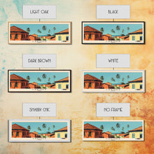 Carregar imagem no visualizador da galeria, Cabinda, Angola Panoramic Canvas Print, Cabinda, Angola Painting, Angola Art, Cabinda Travel Poster, Travel Art, Vacation Gift