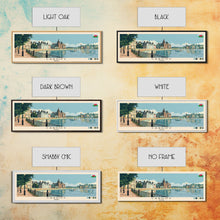 Carregar imagem no visualizador da galeria, Cardiff, Wales Panoramic Canvas Print, Cardiff, Wales Painting, Wales Art, Cardiff Travel Poster, Travel Art, Guest Room Painting