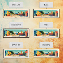 Cargar imagen en el visor de la galería, Chihuahua, Mexico Panoramic Canvas Print, Chihuahua, Mexico Painting, Mexico Art, Chihuahua Travel Poster, Travel Art, Vacation Gift