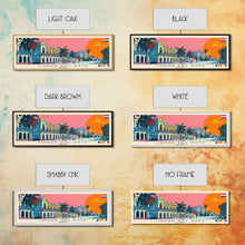 Cargar imagen en el visor de la galería, Ciudad del Este, Paraguay Panoramic Canvas Print, Ciudad del Este, Paraguay Painting, Paraguay Art, Ciudad del Este Travel Poster, Travel Art, Guest Room Painting