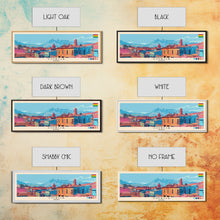 Load image into Gallery viewer, Cobija, Bolivia Panoramic Canvas Print, Cobija, Bolivia Painting, Bolivia Art, Cobija Travel Poster, Travel Art, Vacation Gift