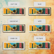 Load image into Gallery viewer, Culiacan, Mexico Panoramic Canvas Print, Culiacan, Mexico Painting, Mexico Art, Culiacan Travel Poster, Travel Art, Living Room Painting