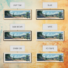 Load image into Gallery viewer, Cumbernauld, Scotland Panoramic Canvas Print, Cumbernauld, Scotland Painting, Scotland Art, Cumbernauld Travel Poster, Travel Art, Housewarming Gift