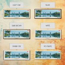 Load image into Gallery viewer, Depok, Indonesia Panoramic Canvas Print, Depok, Indonesia Painting, Indonesia Art, Depok Travel Poster, Travel Art, Guest Room Painting