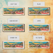 Load image into Gallery viewer, Durango, Mexico Panoramic Canvas Print, Durango, Mexico Painting, Mexico Art, Durango Travel Poster, Travel Art, Guest Room Painting