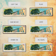 Cargar imagen en el visor de la galería, Exeter, England Panoramic Canvas Print, Exeter, England Painting, England Art, Exeter Travel Poster, Travel Art, Vacation Gift