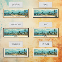 Carregar imagem no visualizador da galeria, Freetown, Sierra Leone Panoramic Canvas Print, Freetown, Sierra Leone Painting, Sierra Leone Art, Freetown Travel Poster, Travel Art, Living Room Painting