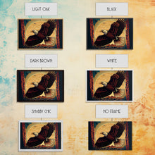 Load image into Gallery viewer, Bald eagle mural art, framed canvas print, framed wall art, cool bedroom wall decor