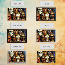 Carregar imagem no visualizador da galeria, African Traditional Masks Framed Canvas Wall Art | Canvas Print Decor for Home & Office Decoration I Ready To Hang Canvas