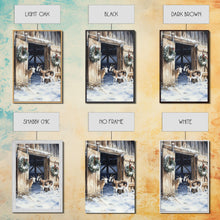 Cargar imagen en el visor de la galería, Cute Goats In The Winter, Rustic Farmhouse Wall Art, Holiday Gift, Gallery Wall Decor, Winter Vibes, Christmas 2024 Wall Art