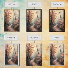 Carregar imagem no visualizador da galeria, Framed Canvas Print of a Snowy Mountain and Winter Landscape, Winter Wonderland Wall Art, Moody Landscape, Best Gift Idea, Winter Decor