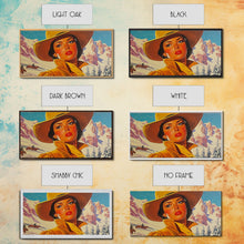 Carregar imagem no visualizador da galeria, Framed Canvas Print autumn meets winter with vibrant fall trees snow-covered fields, seasonal art a unique blend of autumn winter decor