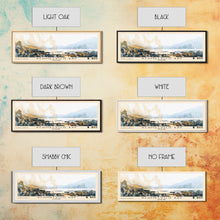 Load image into Gallery viewer, Achmelvich Bay, Scotland Watercolor Print, Vacation Gift, Scotland Wall Art, Beach Painting, Beach Decor, Large Wall Art, Wood Frame Art