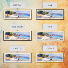 Load image into Gallery viewer, Alaçatı 11 Beach, Turkey Watercolor Beach Print, Vacation Gift, Turkey Wall Art, Beach Painting, Beach Decor, Beach Painting