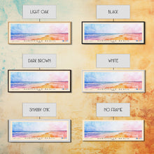 Carregar imagem no visualizador da galeria, Auroville Beach, India Watercolor Beach Print, Vacation Gift, India Wall Art, Framed Canvas Print, Framed Beach Painting